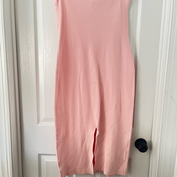 Pink Strapless Stretchy Dress - Picture 10 of 11